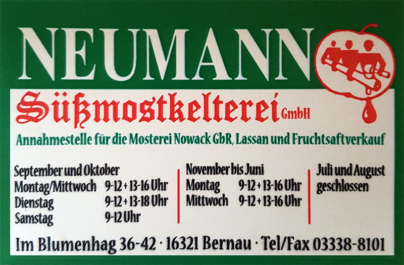 Mostkelterei Neumann
